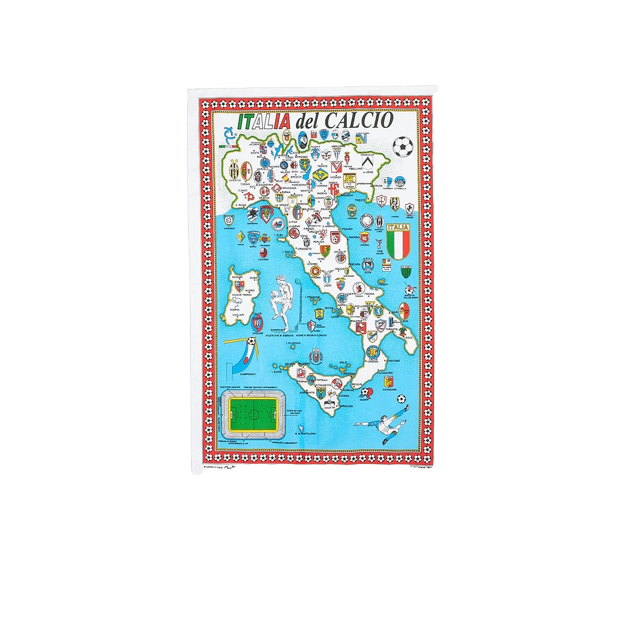 Italia del Calcio Tea Towel