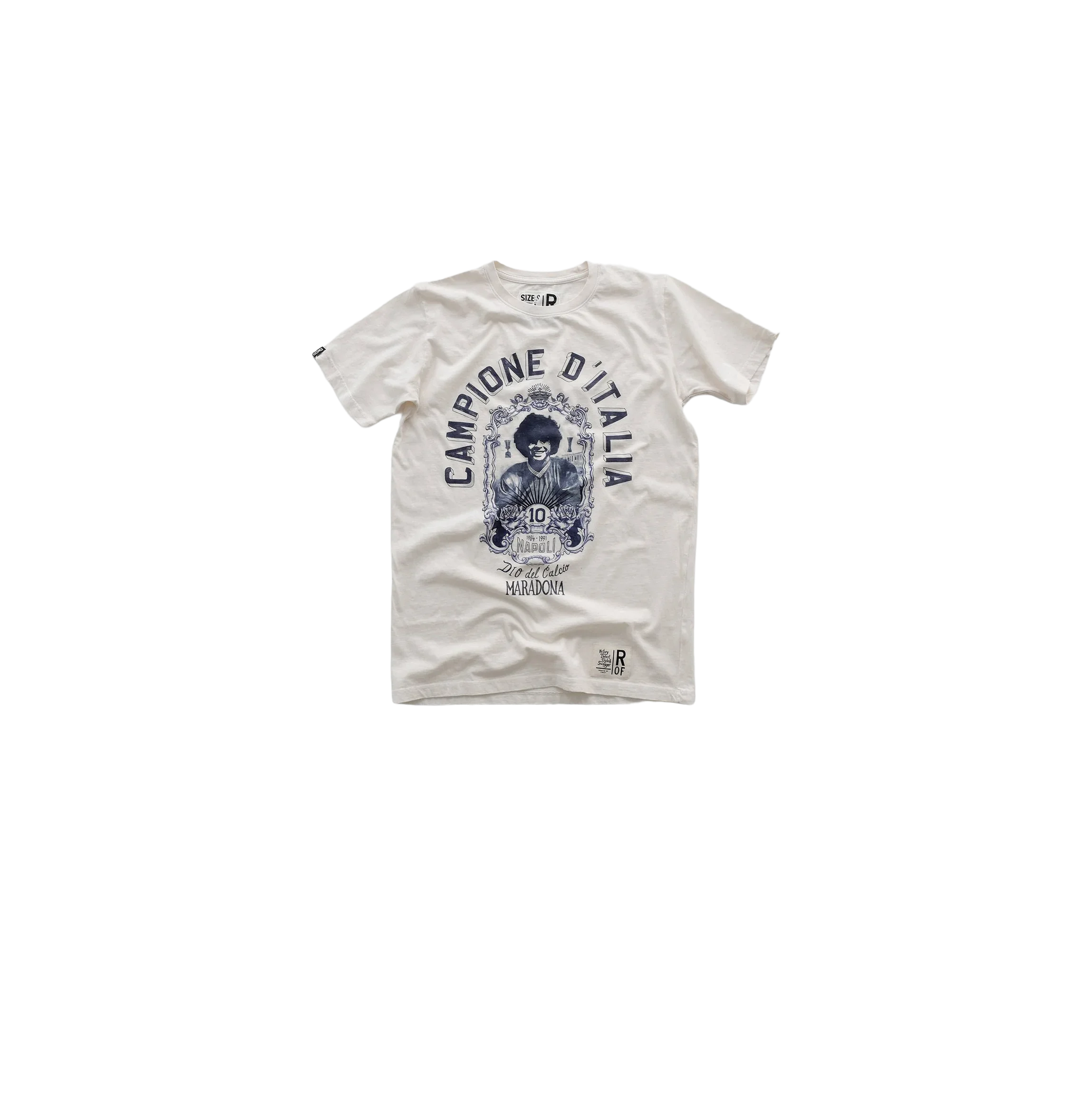 Maradona Dio Del Calcio White Tee